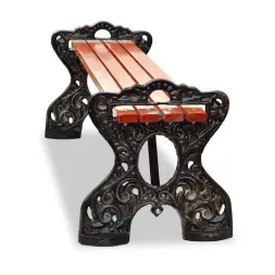 Банкетка чугунная «Камелия» 3,0 м (3 опоры)