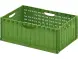 Ящик пластиковый складной, 400х300х165 мм, зеленый [12.424.71]