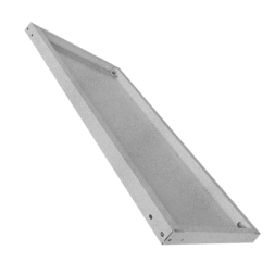 Полка металлическая для стеллажей Практик MS U 100х40, 1000x400 мм, серебристый [S24799303258] 