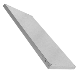 Полка металлическая для стеллажей Практик MS U 120х100, 1200x1000 мм, серебристый [S24799305858]