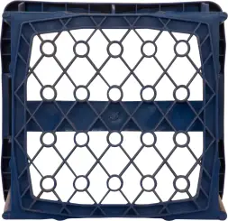 Ящик пластиковый перфорированный, 390x365x295 мм, 28 л, синий [305 м]