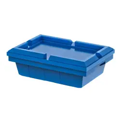 Контейнер пластиковый вкладываемый INSTORE, 490х330х140 мм, синий [KV 5314[