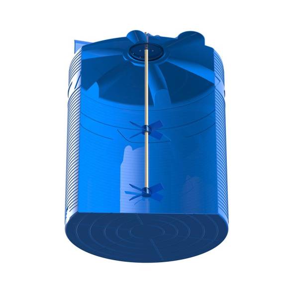 Емкость V 6000 литров с лопастной мешалкой