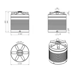 Емкость R ЭВЛ 2000л