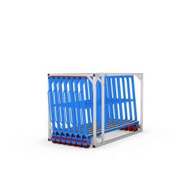 Стеллаж вертикального хранения листового металла 3000х1500