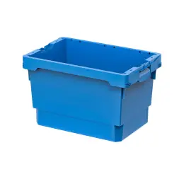 Контейнер пластиковый вкладываемый INSTORE, 600х400х370 мм, синий [KV 6437]