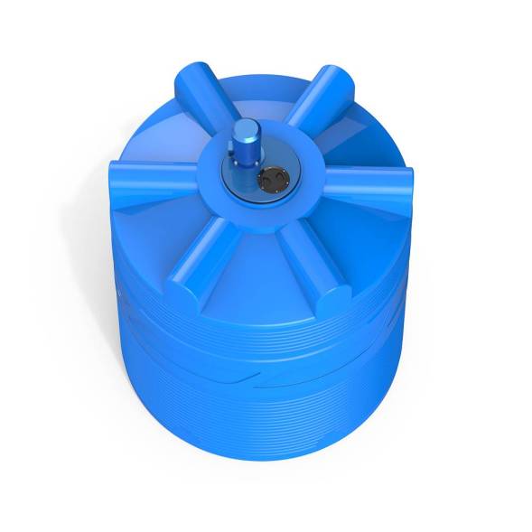 Емкость V 2000 литров с турбинной мешалкой