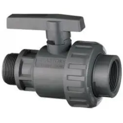 Кран шаровый G2 пластик Италия ВР-НР