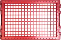 Ящик пластиковый перфорированный, 600x400x152 мм, 27 л, синий [403]