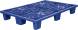 Паллет (поддон) пластиковый перфорированный на 9-ти ножках вкладываемый, 1200х800х160 мм, синий [TR 1208 L]