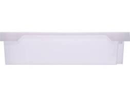 Ящик пластиковый со сплошными стенками и дном, 600х400х150 мм, белый [225]