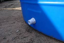 Отвод пластиковый с заглушкой 1 1/4&quot;