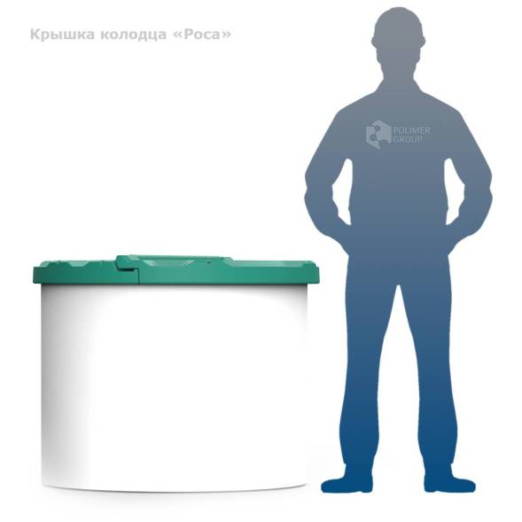 Крышка колодца «РОСА», зеленый